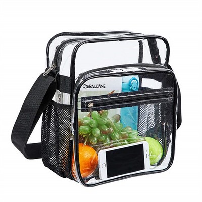 Clear Crossbody Messenger Shoulder Bag