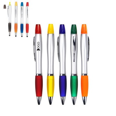 Highlighter Ballpoint Combo Pen