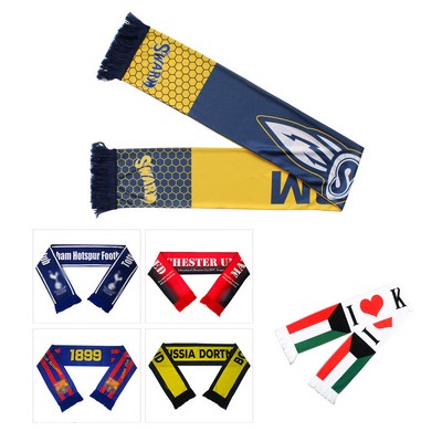 Full Color Stadium Soccer Scarf