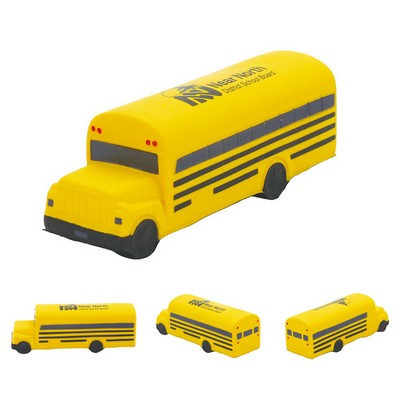 Simulated School Bus Toy Stress Relief Ball