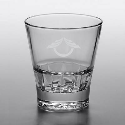 Deep Etched or Laser Engraved Libbey® 15970 Gallery 11.5 oz. Stackable Double Old Fashioned Glass