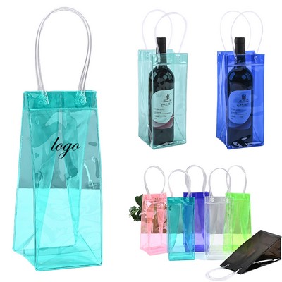 Pvc Tote Bag For Red Wine