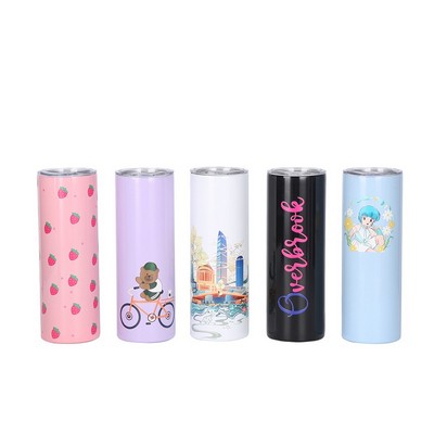 Full Color - Stainless Steel Straight Insulated Tumbler