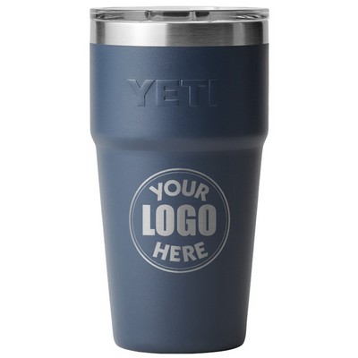 YETI Rambler 20 OZ Stackable Cup w/ MagSlider Lid - Laser Engraved