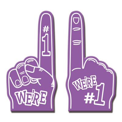 Number 1 EVA Foam Hand Fingers Cheering Gloves