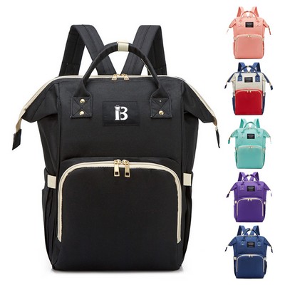 Diaper Bag Multi-Function Waterproof Travel Mommy Backpack