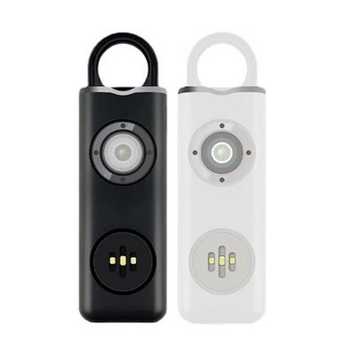 Compact Emergency Alarm with LED for Instant Self-Defense and Attention