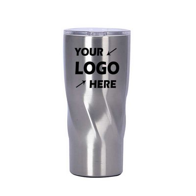 20 Oz Stainless Steel Vacuum Insulated Irregular Cup