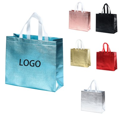 Reusable Metallic Tote Bag