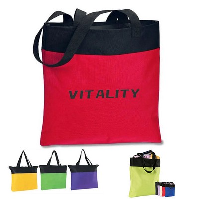 Two Tone Deluxe Tote Bags