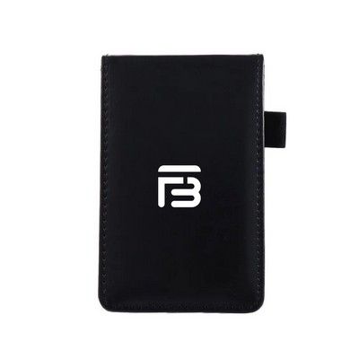 Mini Pocket Notepad Holder Metal Pen