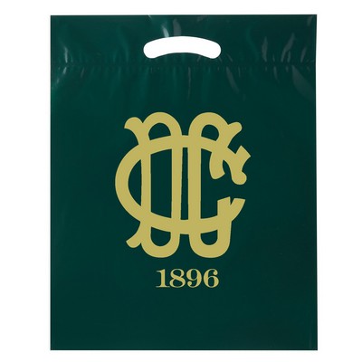 Die Cut Fold-Over Reinforced Plastic Bag (15"X19"X3")