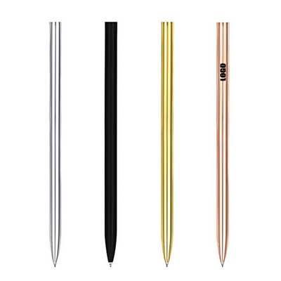 Slim Twist-Activated Metal Pen