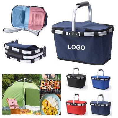 Foldable Insulated Picnic Basket