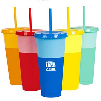 24 Oz Color Changing Cups