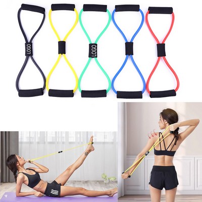 Yoga Figure 8 Latex Resistance Band