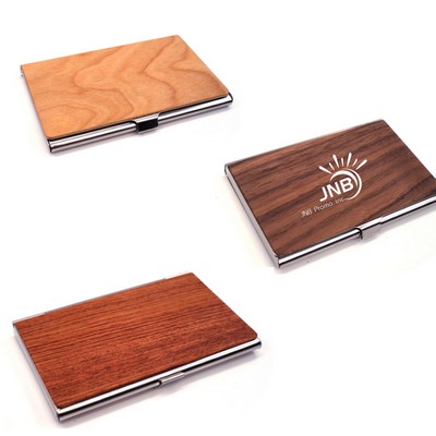 Business Card Holder made of Wood