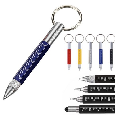 6-In-1 Multitool Pen With Key Ring