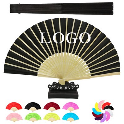 Bamboo Frame Folding Fan