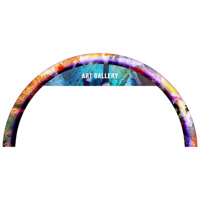 10' Inflatable Round Arch w/banner