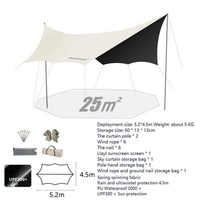 Tent Outdoor Camping Sun Shelter Beach Sunshades