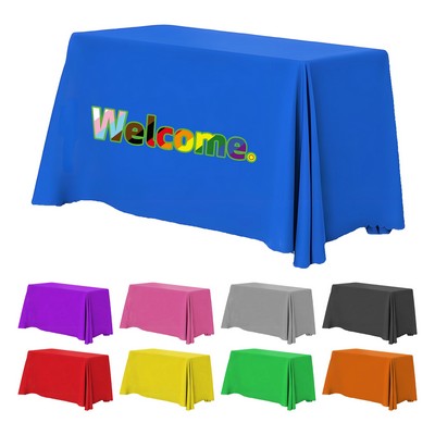 6' Standard Polyester Table Cover(Full Color Dye Sublimation)