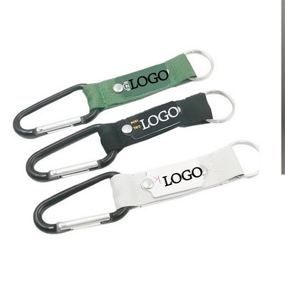 Keyring Metal Plate Carabiner