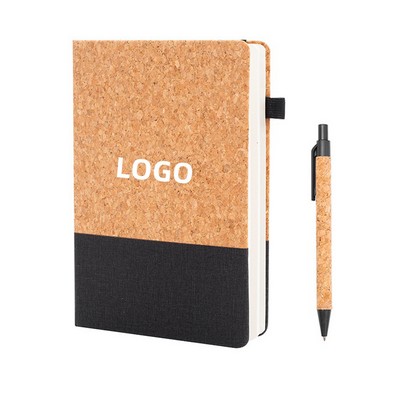 A5 Lined Notebook with Pen