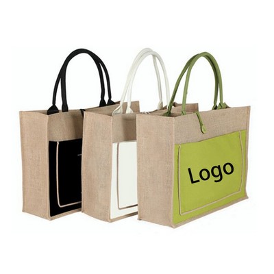 Jute Shoulder Tote Bags