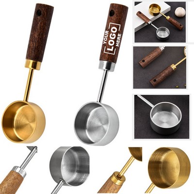 Wood Handle Stainless Steel Measuring Spoons