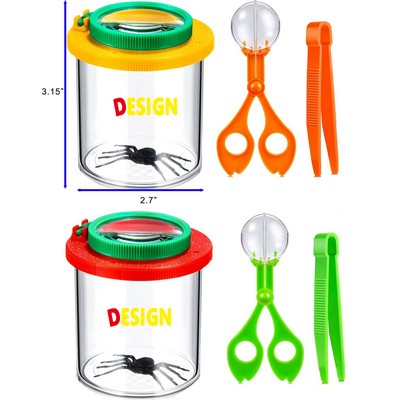 3 Pieces Age 3 to 12 Year Old Kids Bug Catcher Kit for Outdoor Explorer Bug Collection