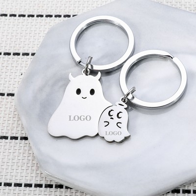 2Pcs Couple Key Chain