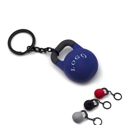 Kettlebell Gym Keychain