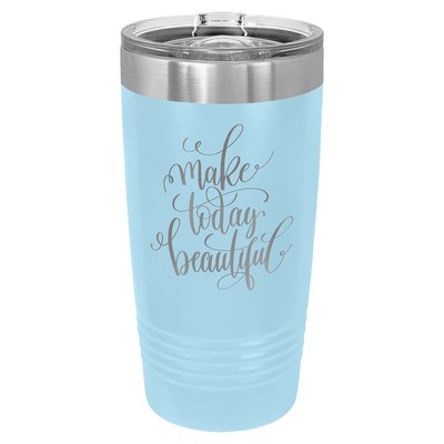 Light Blue Polar Camel Ringneck 20 oz Tumbler w/Slider Lid