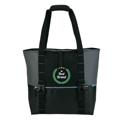 Zippered Insulated Portable Cooler Tote Bag