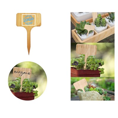 Bamboo Garden Plant Labels - T-Shape