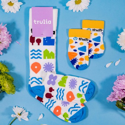 Performance Baby Shower Socks - Comfy Feet for New Parents - American Made