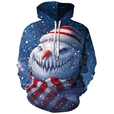 Custom Unisex Sublimated Hooded Sweatshirt