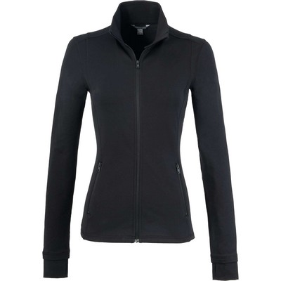 Women's LYON Eco Stretch Knit Full Zip Jacket with Thumb Holes