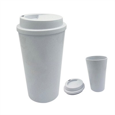 Eco-Friendly 16 oz Bamboo Fiber Tumbler