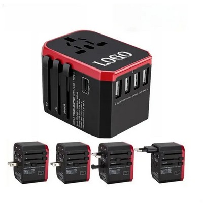 Universal Travel Adapter with Dual USB Ports