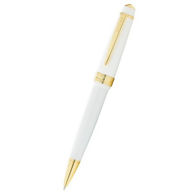 Cross Bailey Light™ Polished White Resin And Gold Tone Fine Tip Ballpoint Pen