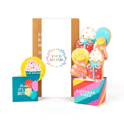 Cookie Bouquet Gift Set - Birthday