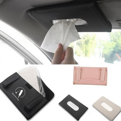 PU Leather Car Tissue Holder