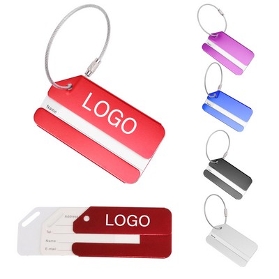 Aluminum Travel Luggage Tag