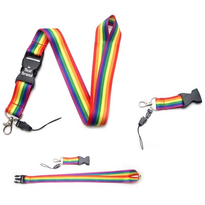 Rainbow Lanyard