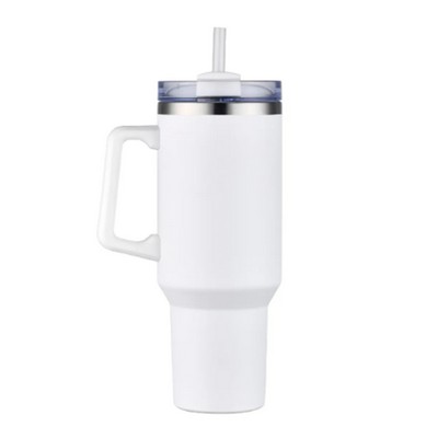 Mannitok The Big One – 40 oz Tumbler, White