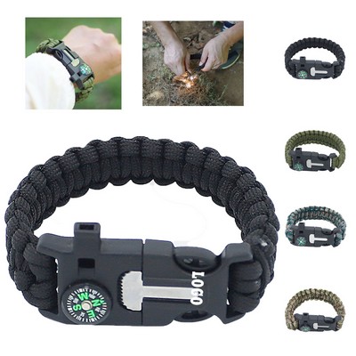 Camping Survival Braided Bracelet