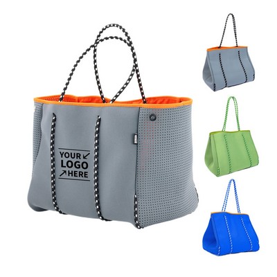 Neoprene Multipurpose Beach Tote Bag