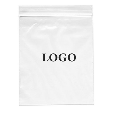 Zip Lock Printed Bags 2 Mil. (Ink Imprinted) 12" x 15"